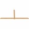 Ekena Millwork Eugene Smooth Timber Gable Bracket, Western Red Cedar, 96"W x 44"H x 1 1/2"D x 3 1/2"F, 11/12 Pitch GBW096X44X0204EUG00SWR - alternate 3